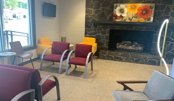 Dental office waiting room in Collinsville